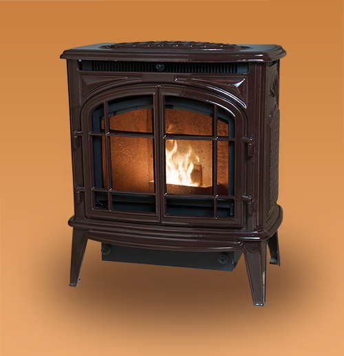 Model KOZI Previa Cast Iron Pellet Stove Model PRVS-MB